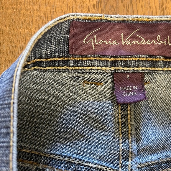Gloria Vanderbilt Blue Straight Leg Jeans - Picture 2 of 11